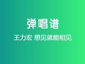 王力宏《想见就能相见》吉他谱G调吉他弹唱谱