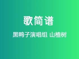 黑鸭子演唱组《山楂树》简谱Ab调钢琴指弹独奏谱