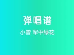 小曾《军中绿花》吉他谱G调吉他弹唱谱