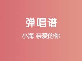 小海《亲爱的你》吉他谱C调吉他弹唱谱