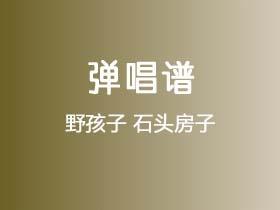 野孩子《石头房子》吉他谱E调吉他弹唱谱