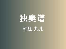 韩红《九儿》吉他谱G调吉他指弹独奏谱