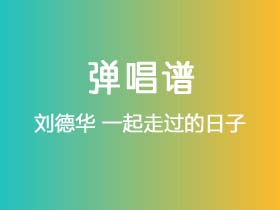 刘德华《一起走过的日子》吉他谱G调吉他弹唱谱