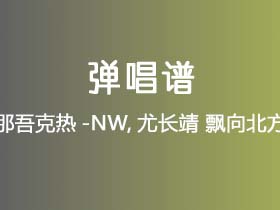 那吾克热-NW,尤长靖《飘向北方》吉他谱C调吉他弹唱谱