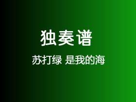 苏打绿《是我的海》吉他谱G调吉他指弹独奏谱