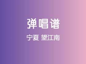 宁夏《望江南》吉他谱E调吉他弹唱谱