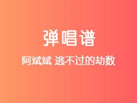 阿斌斌《逃不过的劫数》吉他谱C调吉他弹唱谱