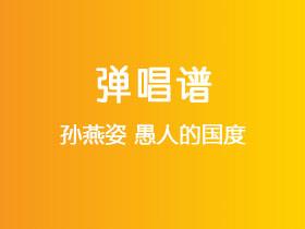 孙燕姿《愚人的国度》吉他谱C调吉他弹唱谱