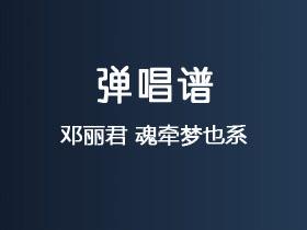 邓丽君《魂牵梦也系》吉他谱G调吉他弹唱谱