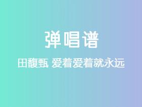 田馥甄《爱着爱着就永远》吉他谱C调吉他弹唱谱