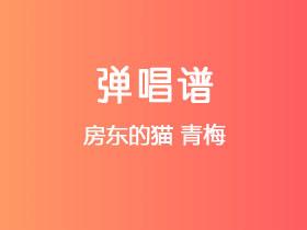 房东的猫《青梅》吉他谱G调吉他弹唱谱