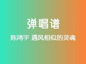 陈鸿宇《遇风相似的灵魂》吉他谱C调吉他弹唱谱