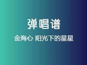 金海心《阳光下的星星》吉他谱G调吉他弹唱谱
