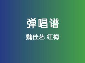 魏佳艺《红梅》吉他谱C调吉他弹唱谱