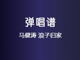 马健涛《浪子归家》吉他谱G调吉他弹唱谱