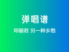 邓丽君《另一种乡愁》吉他谱G调吉他弹唱谱