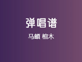 马頔《棺木》吉他谱C调吉他弹唱谱