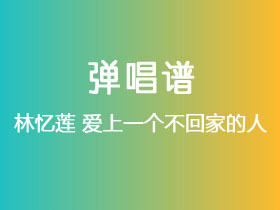 林忆莲《爱上一个不回家的人》吉他谱C调吉他弹唱谱