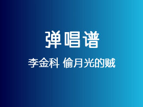 李金科《偷月光的贼》吉他谱C调吉他弹唱谱