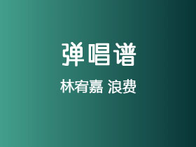 林宥嘉《浪费》吉他谱G调吉他弹唱谱