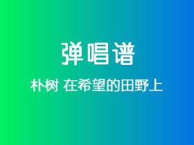 朴树《在希望的田野上》吉他谱G调吉他弹唱谱