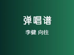 李健《向往》吉他谱C调吉他弹唱谱