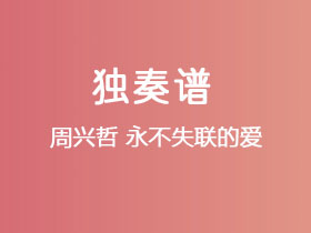 周兴哲《永不失联的爱》吉他谱G调吉他指弹独奏谱
