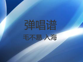 毛不易 《入海》吉他谱C调吉他弹唱谱