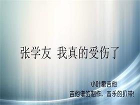 张学友 《我真的受伤了》吉他谱G调吉他弹唱谱