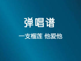 一支榴莲《他爱他》吉他谱G调吉他弹唱谱