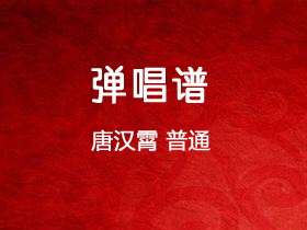 唐汉霄《普通》吉他谱G调吉他弹唱谱