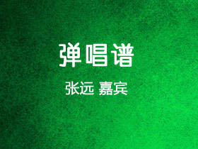 张远《嘉宾》吉他谱G调吉他弹唱谱